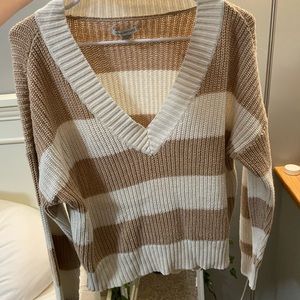 Oversized v neck sweater from american eagle